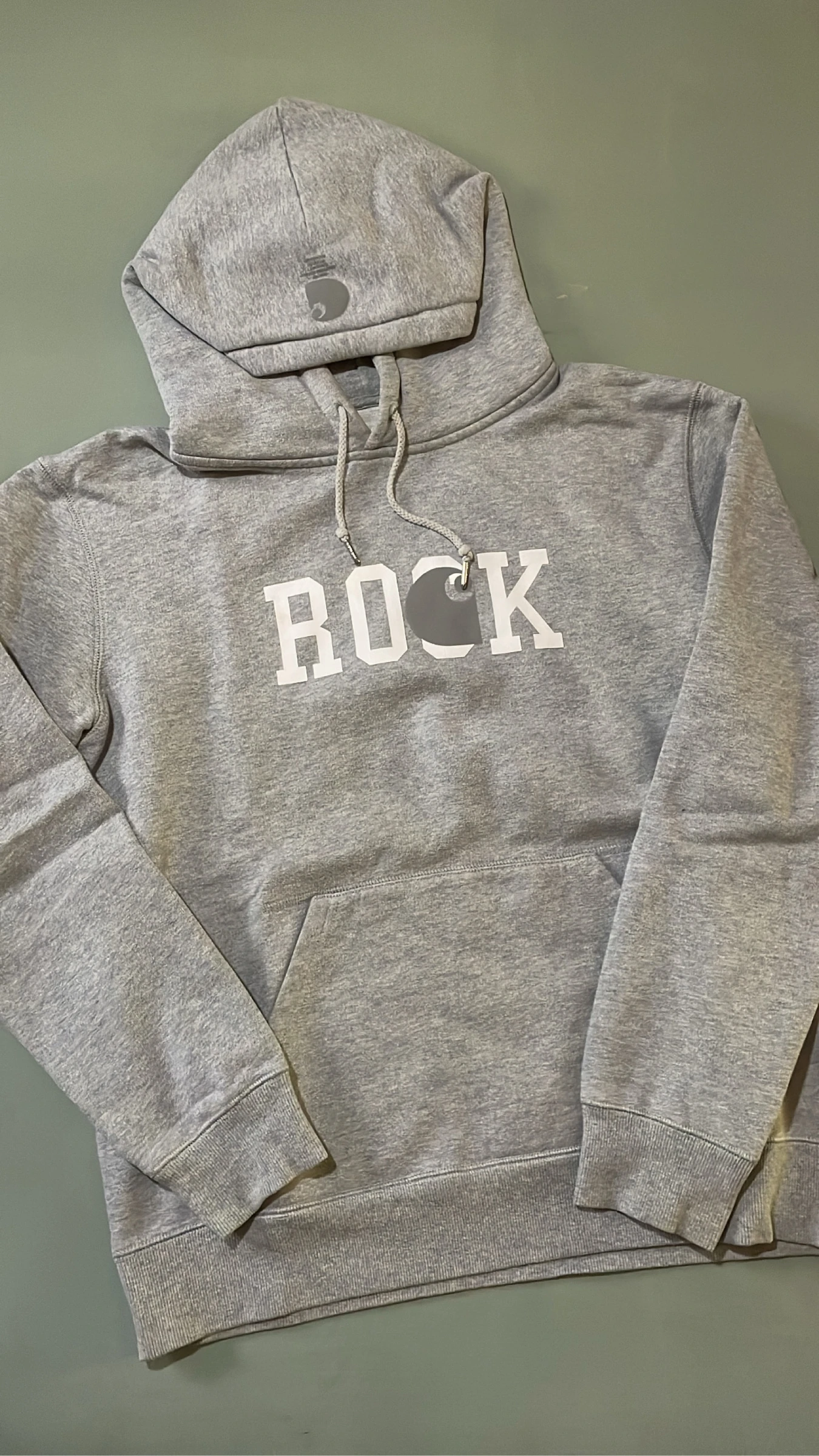 Sweat à capuche Carhartt gris
